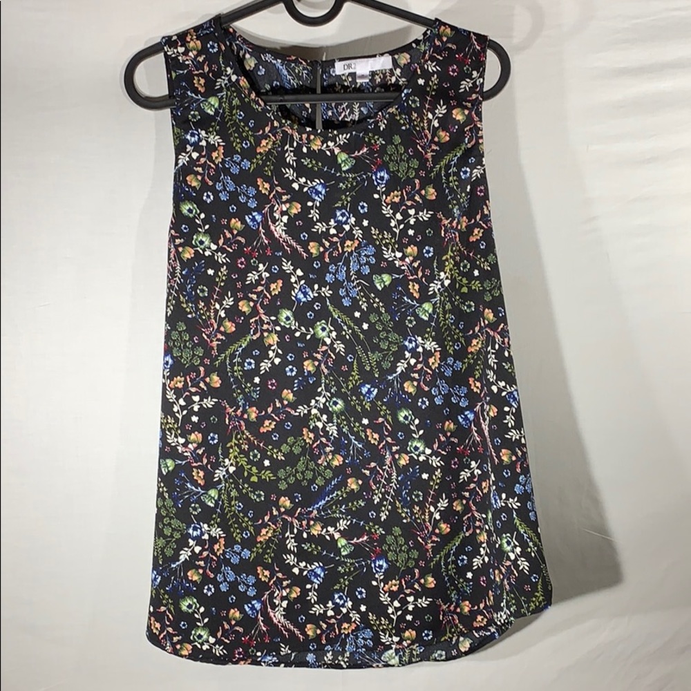 DR2 sleeveless floral career top Nordstrom medium